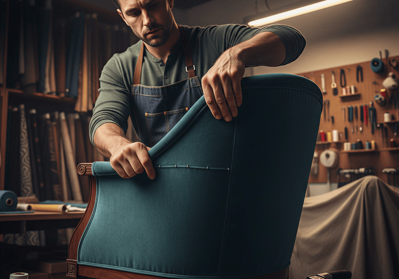 Furniture upholstery process